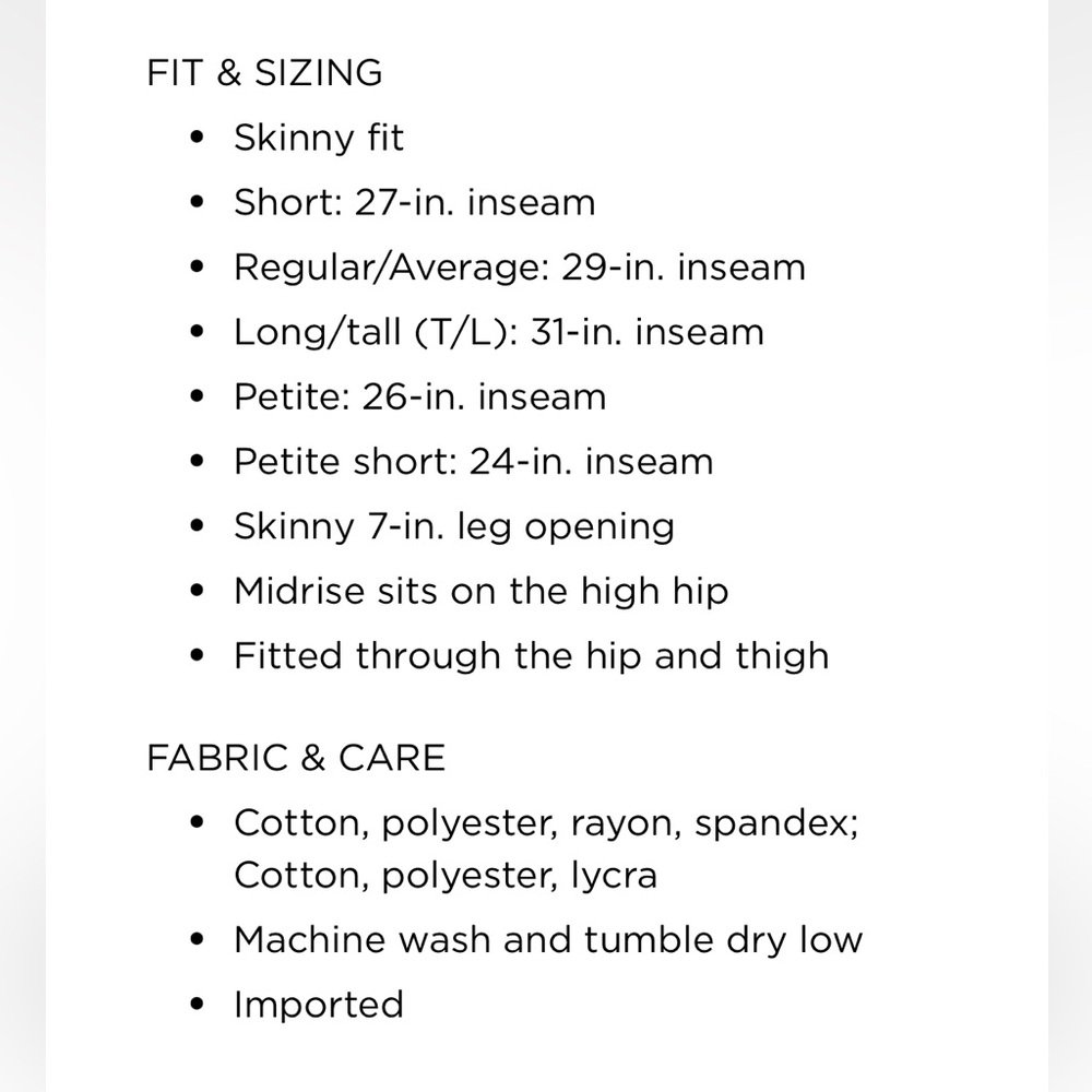 LC Lauren Conrad Midrise Skinny Jeans - Picture 5 of 6